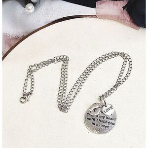 🔥$5/$25 Memorial Pendant Necklace With Footprints & Love Charm